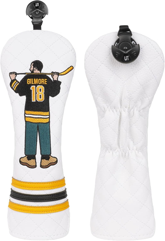 Golfclub beschermhoes met geborduurd filmpersonage van kunstleer – cartoon headcover – golfclub bescherming