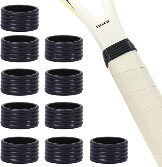 Siliconen gripringen set van 10 voor rackets