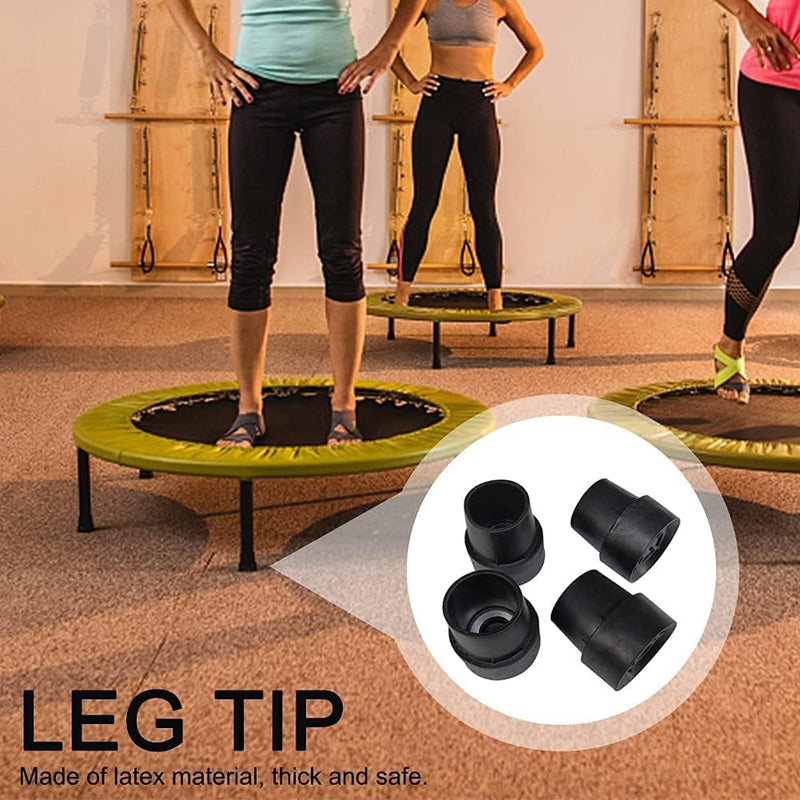 Laad afbeelding in Galerijviewer, Trampoline pootdoppen 10 stuks voor 25 mm poten van antislip rubber – voetdoppen – trampoline accessoires
