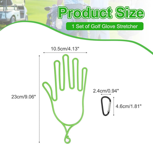 Golfhandschoen houder met ophanghaak – handschoenspanner en droger – golf accessoires