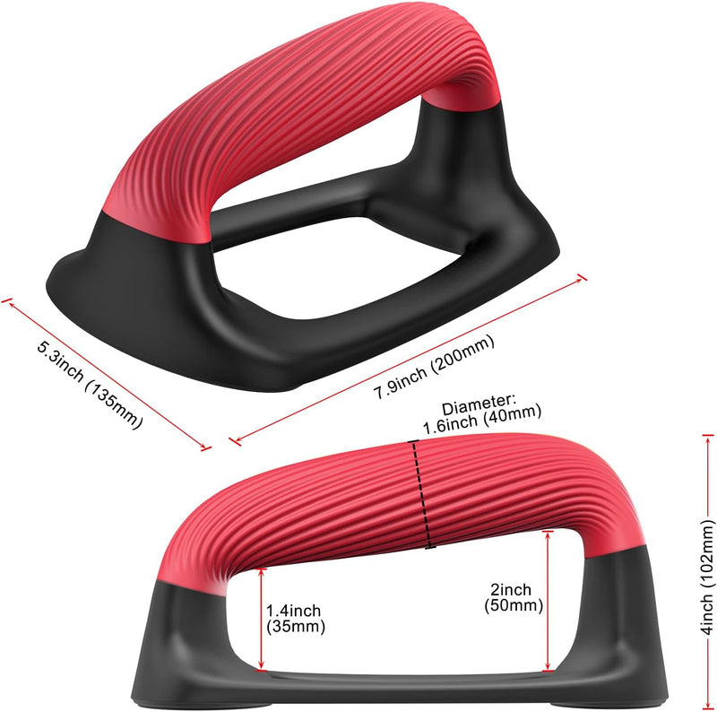 Laden Sie das Bild in Galerie -Viewer, Push-up bars met zachte ergonomische handgrepen en antislip basis – opdruksteunen – fitness accessoires
