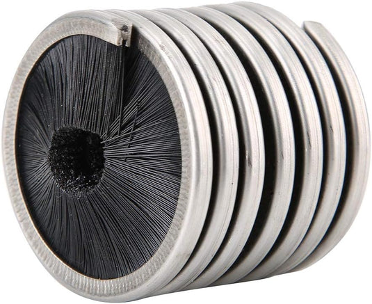 Touwreiniger 8-13 mm – Nylon Reinigingsborstel voor Klimtouw en Koord – Roestvrij Staal – Outdoor Speleologie – Zwart