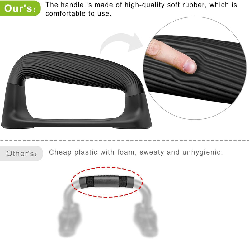 Laad afbeelding in Galerijviewer, Push-up bars met ergonomische handgrepen en antislip basis – opdruksteunen – krachttraining
