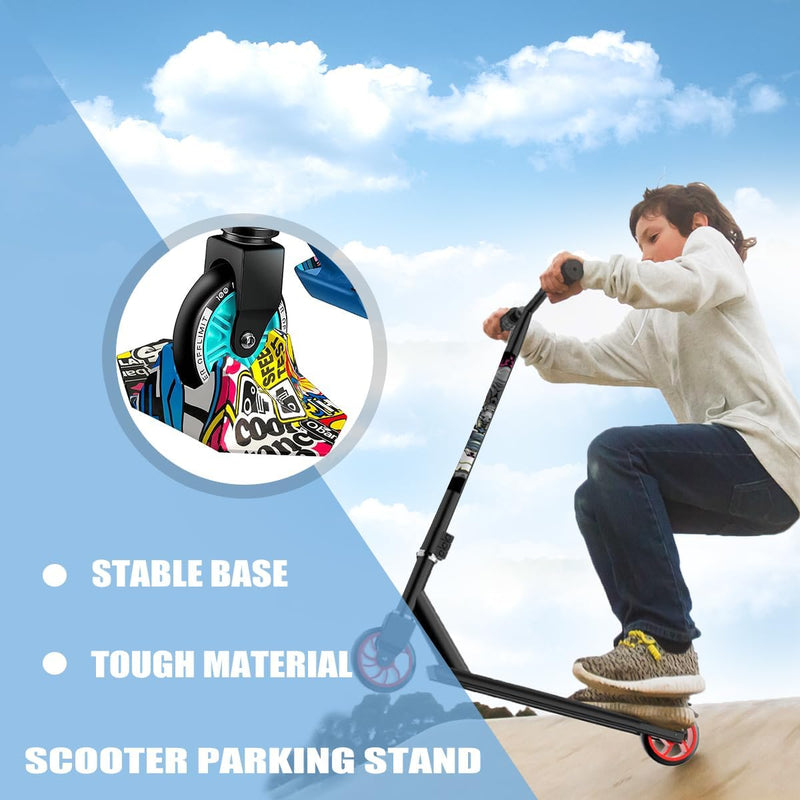Load image into Gallery viewer, Universele stuntstepstandaard, stepstandaard, voor Pro Stunt Scooter, e-scooter/stuntstep, trick step, freestyle step, 95 mm tot 125 mm wielen
