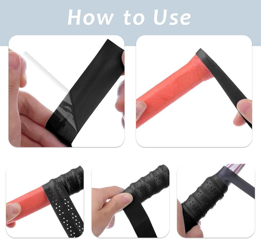 Tennis grip tape set 4 stuks antislip