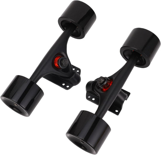 Longboard trucks 7 inch met 65 x 51 mm wielen 2 stuks – complete truck set – skateboard accessoires