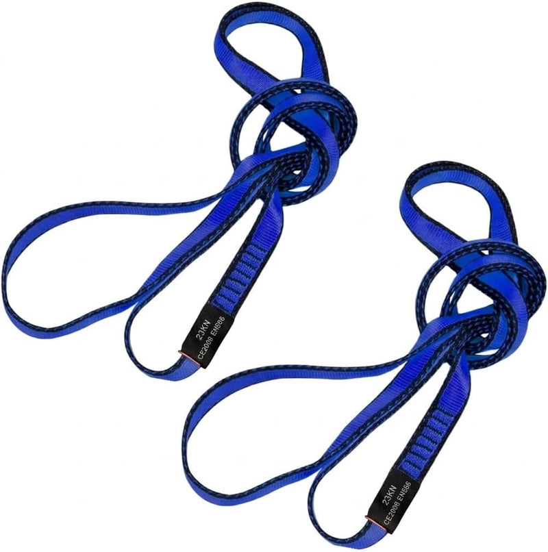 Load image into Gallery viewer, 2x klimlus 22 kN – CE-gecertificeerde nylon bandsling 19 mm voor klimmen en redding
