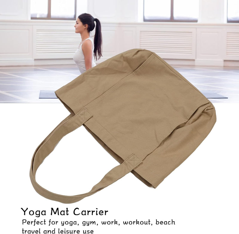 Load image into Gallery viewer, Yogatas met schouderband grote capaciteit abrikoos
