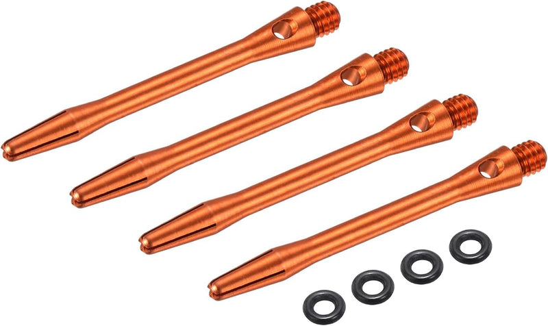 Laden Sie das Bild in Galerie -Viewer, Dartschachten 4 stuks 45 mm van aluminium geel met 2BA schroefdraad – dart shafts – dart accessoires

