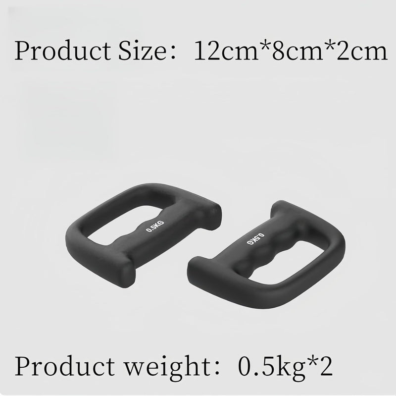 Laad afbeelding in Galerijviewer, Neopreen dumbbells met D-greep set van 2 stuks

