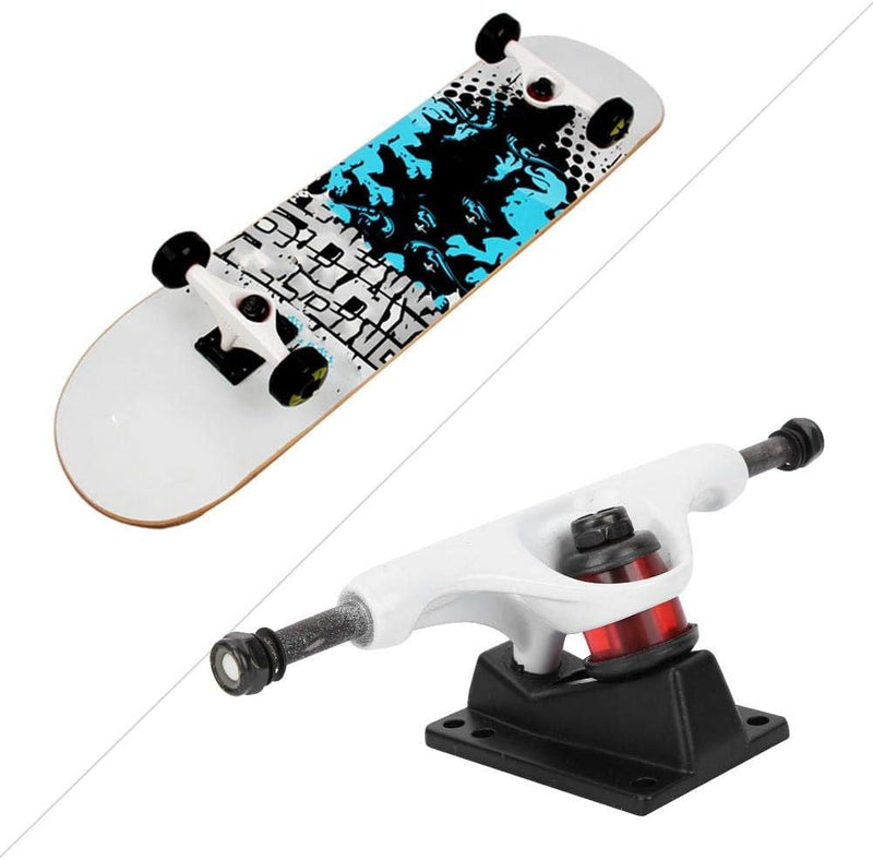 Laden Sie das Bild in Galerie -Viewer, Skateboard truck van aluminium-magnesiumlegering wit – longboard truck – skateboard accessoires
