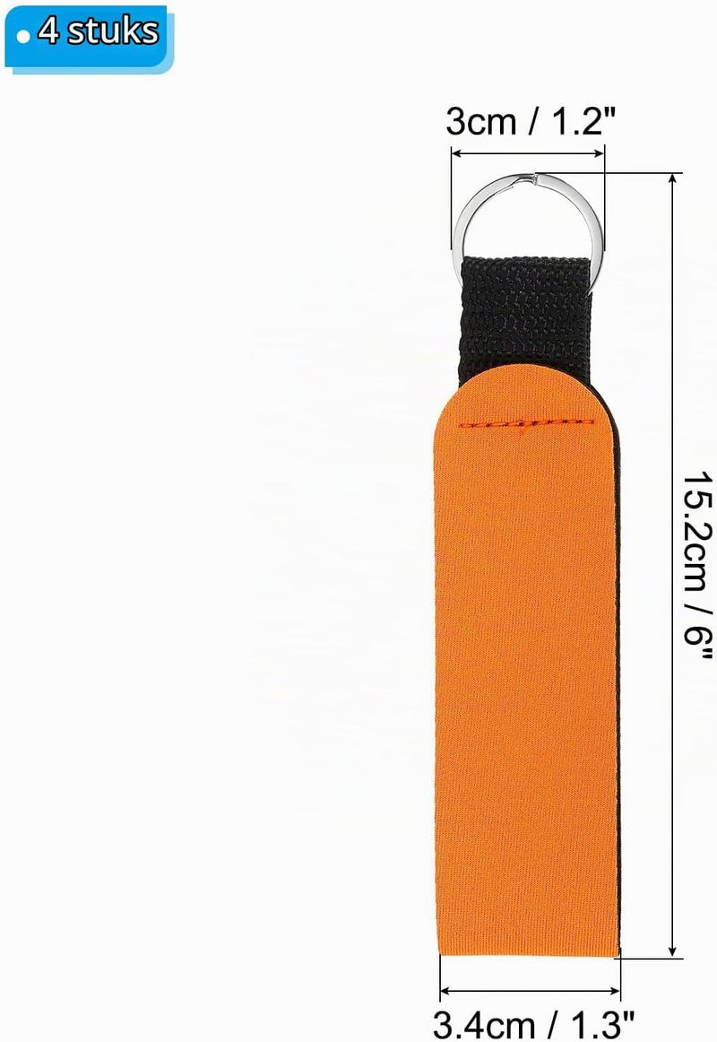 Chargez l'image dans la visionneuse de la galerie, Drijvende sleutelhangers 4 stuks van neopreen met sleutelring – watersport sleutelhanger – kajak accessoires
