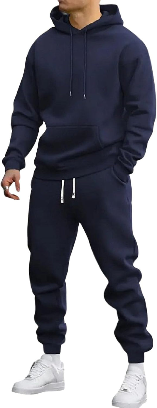 Heren trainingspak 2-delig met hoodie en joggingbroek