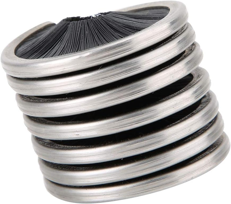 Laden Sie das Bild in Galerie -Viewer, Touwreiniger 8-13 mm – Nylon Reinigingsborstel voor Klimtouw en Koord – Roestvrij Staal – Outdoor Speleologie – Zwart
