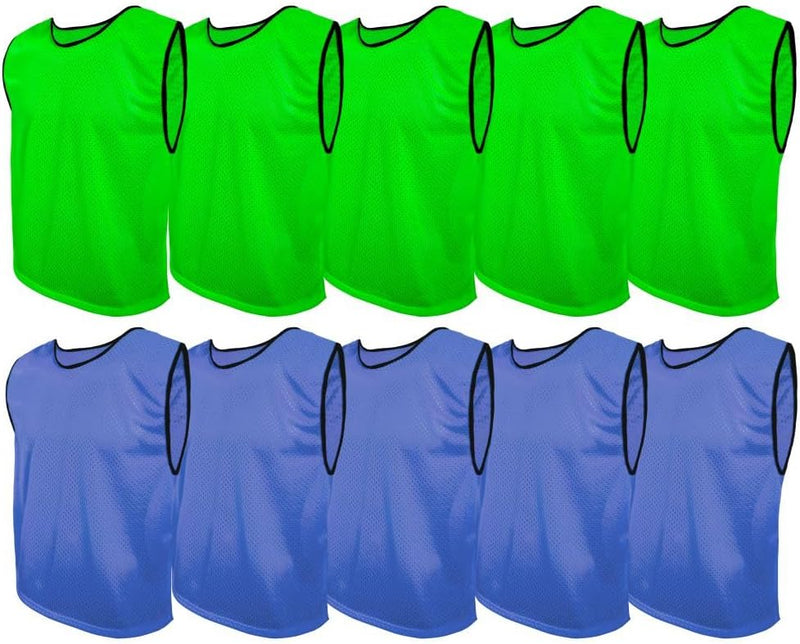 Laad afbeelding in Galerijviewer, Trainingshesjes set van 10 stuks in 2 kleuren

