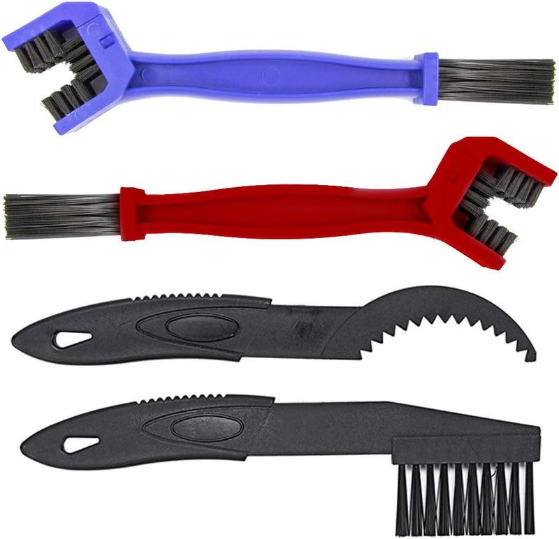 Load image into Gallery viewer, MMOBIEL Motorcycle Chain Cleaning Brush Kit Cleaner for Motorcycle, Bicycle and Mountain Bike – 4 Pcs Cleaning Brush Tool - Bike Cleaning Tool – Bicycle Chain Cleaner
