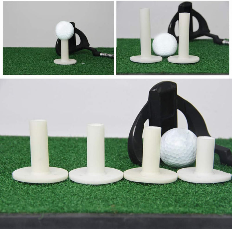 Load image into Gallery viewer, Rubberen golftees voor oefenmat in 5 maten – wit
