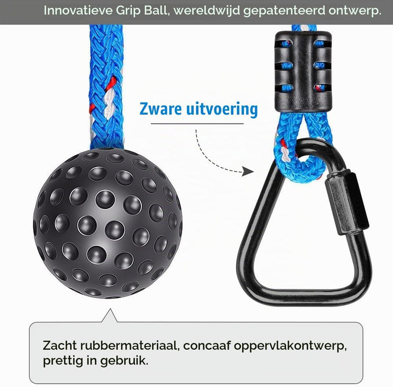 Carica l’immagine nel visualizzatore della galleria, Aste sospese in legno, 2 pezzi da 35 cm, con corde di sospensione e moschettoni – percorso ninja – accessori per arrampicata

