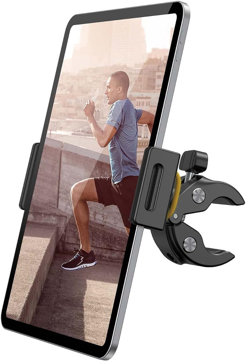 Laad afbeelding in Galerijviewer, Lamicall Hometrainer Tablethouder, Loopband Hometrainer Tablethouder - Verstelbare Stuurbeugel voor Binnen voor iPad Pro 9.7, 10.5, 12.9, Air mini 2 3 4, iPhone, Samsung Tab, andere 4.7-13" tablets
