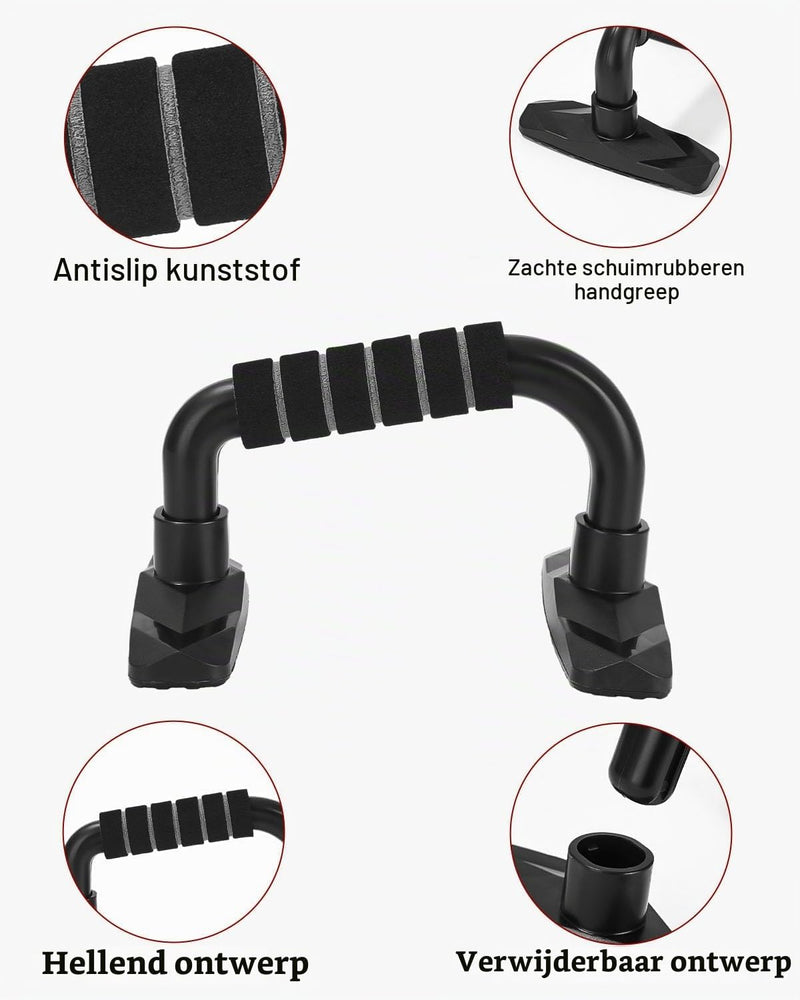 Laad afbeelding in Galerijviewer, Fitness trainingsset 6-in-1 met ab roller springtouw en push-up bars – fitness set – buikspiertrainer
