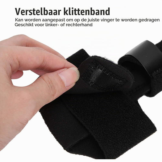 Verstellbare Fingerschienen, 2 Stück, mit Metallverstärkung und Klettverschluss – Fingerschiene – Fingerstütze