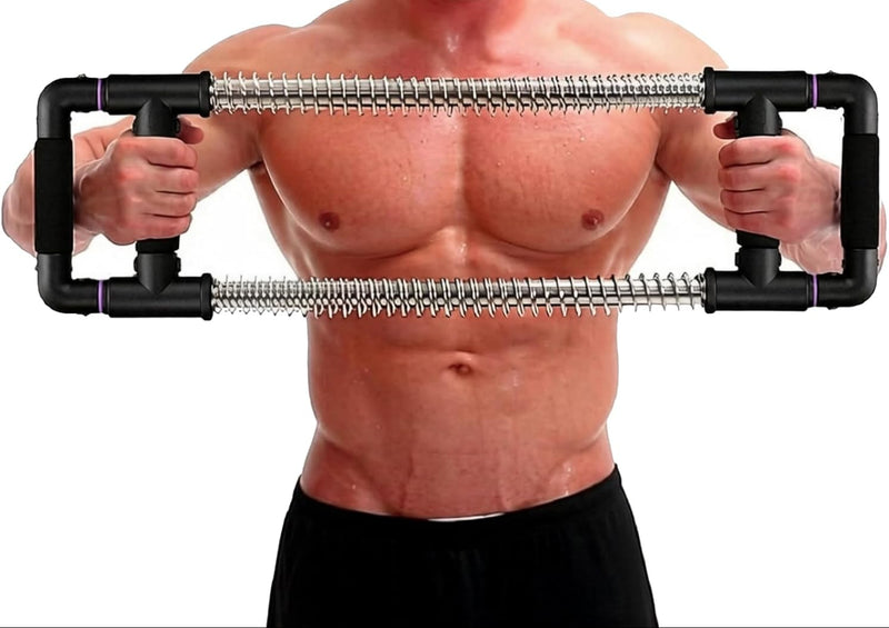 Laad afbeelding in Galerijviewer, Push down bar voor borst- en armtraining met verstelbare weerstand
