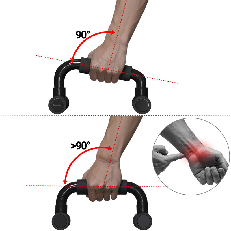 Laden Sie das Bild in Galerie -Viewer, Push-up handgrepen voor krachttraining thuis verstelbaar – opdruksteunen – fitness accessoires
