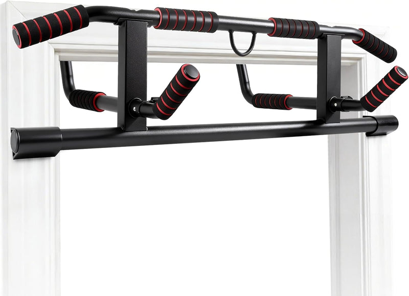 Laad afbeelding in Galerijviewer, Opvouwbare optrekstang voor deurkozijn zonder boren tot 200 kg – pull-up bar – calisthenics
