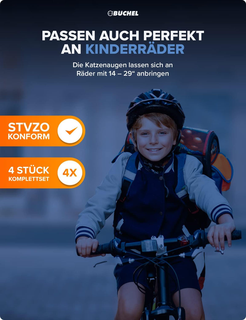 Laad afbeelding in Galerijviewer, Spaakreflectoren fiets 4 stuks met 360° reflectie – fietsreflectoren – kattenogen

