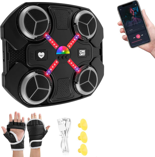 Muziek boksmachine voor kinderen met Bluetooth en verlichting
