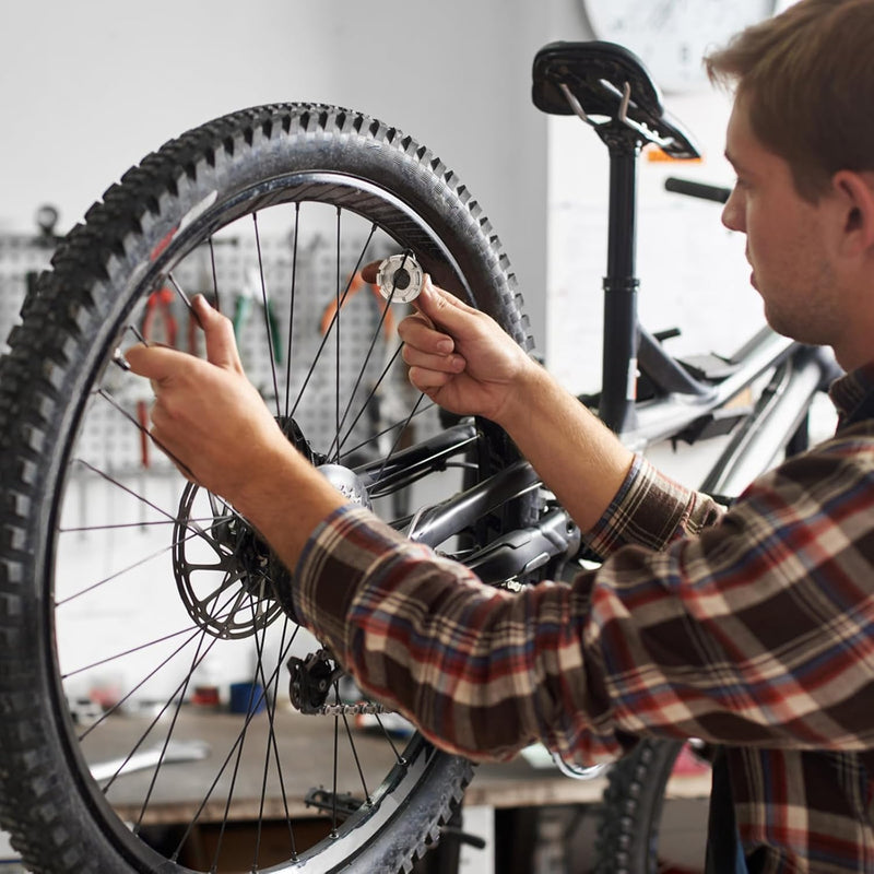 Charger l’image dans la visionneuse de galerie, Clé universelle pour rayons de vélo en acier au carbone, avec 6 tailles pour réparer les roues – tendeur de rayons – outil de dévoilage
