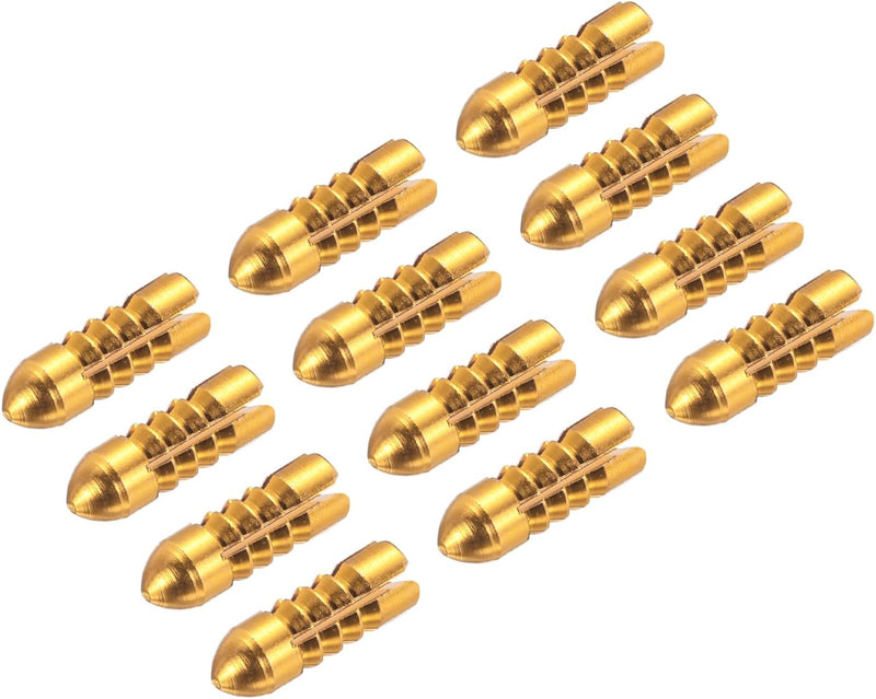 Załaduj obraz do przeglądarki galerii, Dart flight protectors 12 stuks van aluminium goud – 90 graden flight savers – dart accessoires
