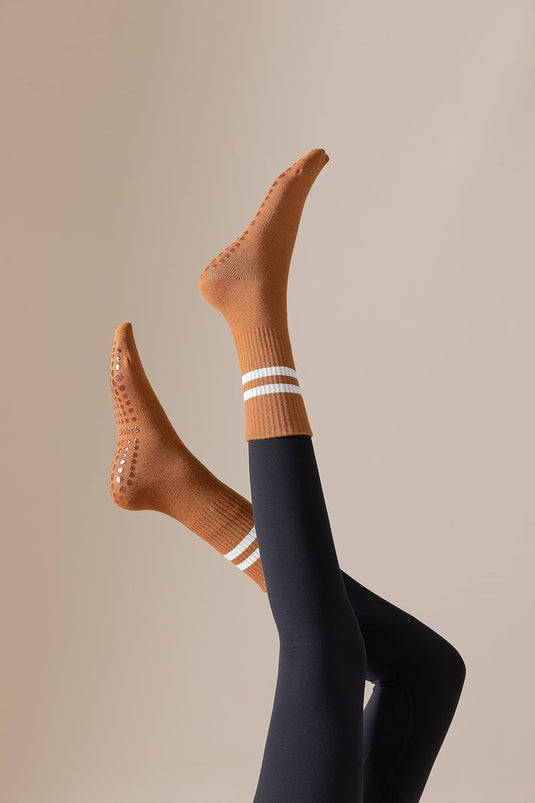 Pilates antislip sokken 3 paar met siliconen grip – yoga sokken – fitness sokken