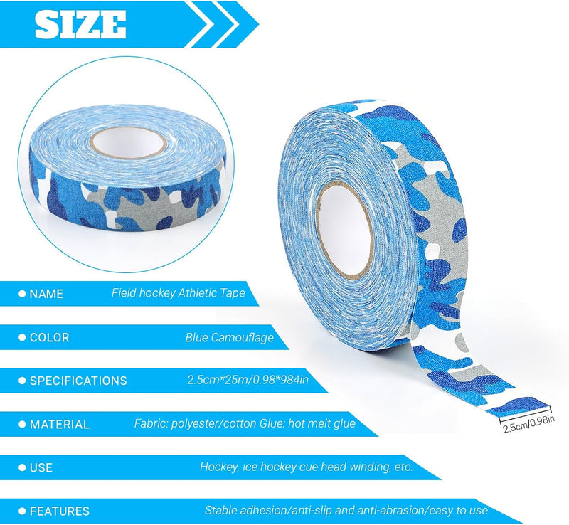 Laad afbeelding in Galerijviewer, Antislip ijshockeytape 2,5 cm x 25 m voor grip en sportmateriaal
