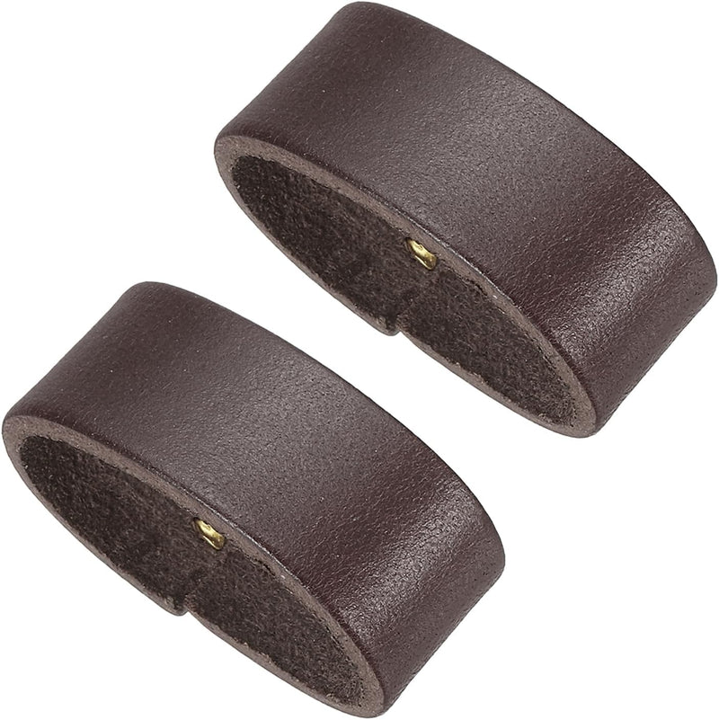 Laad afbeelding in Galerijviewer, Leren riemlussen 2 stuks voor riemen 38-40 mm – riemhouders – vervangende keeper loops
