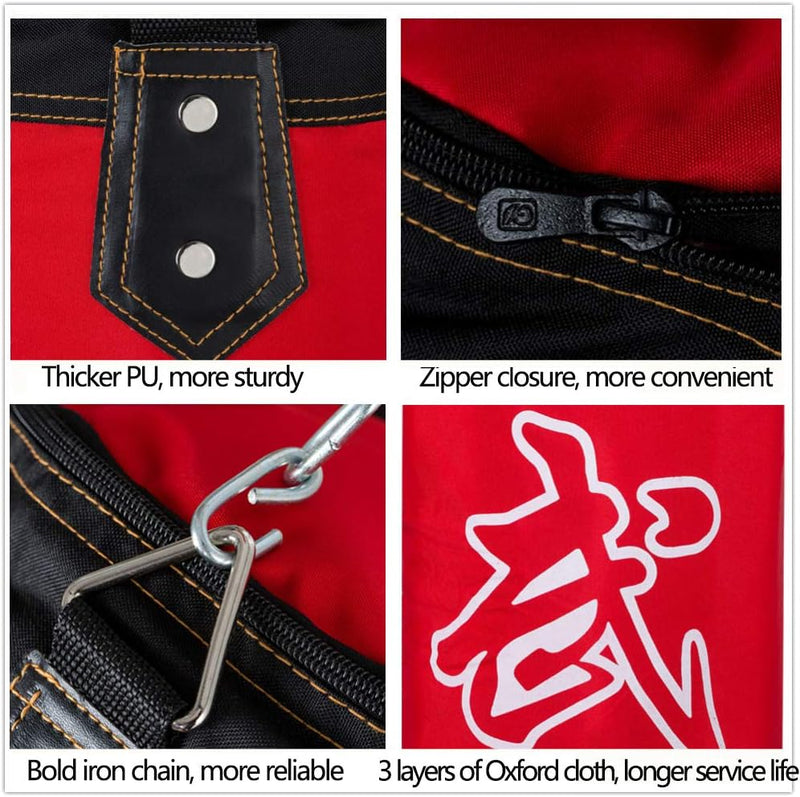 Load image into Gallery viewer, Ongevulde bokszak met handschoenen en ophangset
