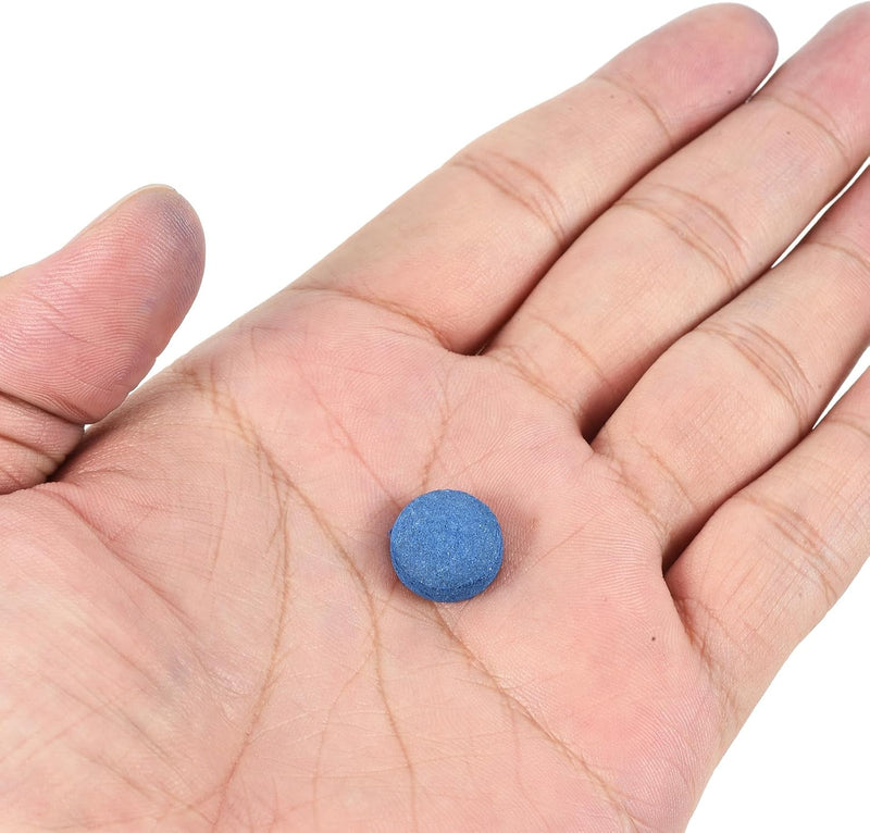 Laden Sie das Bild in Galerie -Viewer, Biljart keu tips 5 stuks 12 mm van kunstleer blauw – vervangende pomeransen – biljart accessoires
