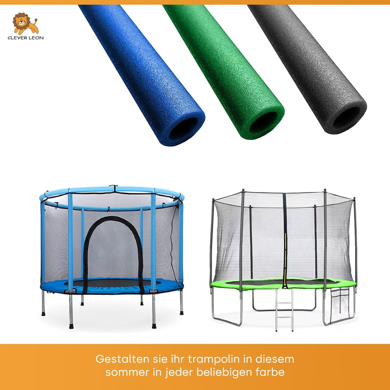 Załaduj obraz do przeglądarki galerii, Trampoline stangbescherming 8 stuks 180 cm van PE-schuim – schuimbuizen – trampoline accessoires
