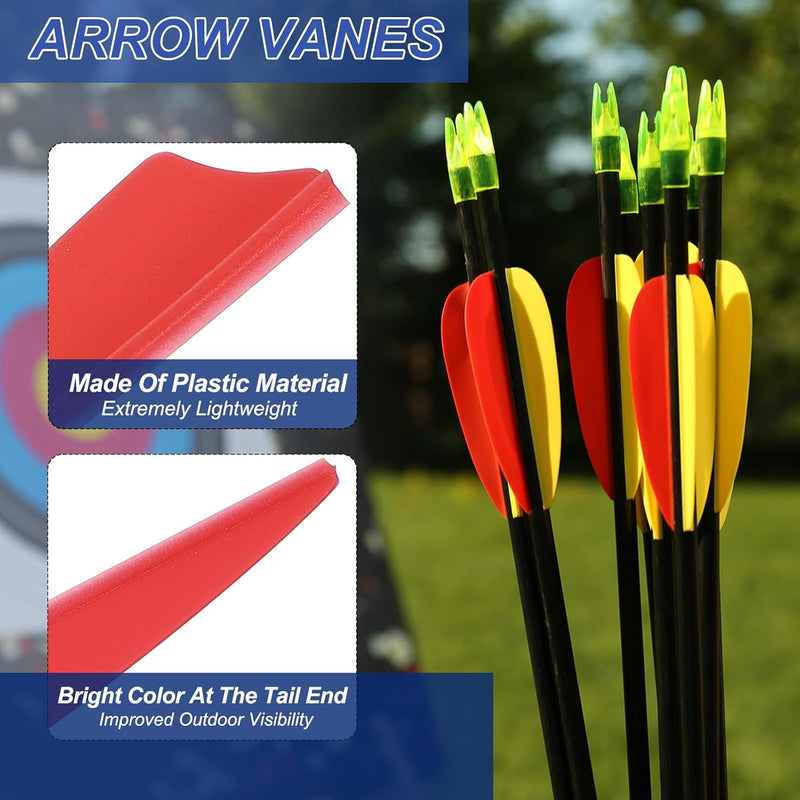 Chargez l'image dans la visionneuse de la galerie, Pijlveren 36 stuks 2,5 inch van kunststof – arrow vanes – boogschieten accessoires
