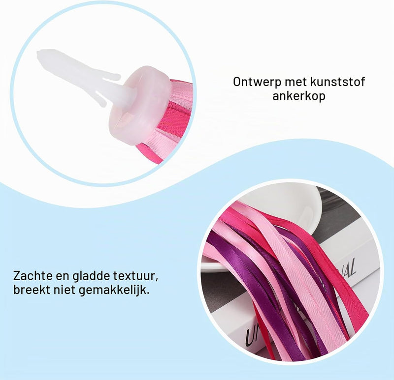 Load image into Gallery viewer, Fiets streamers voor stuur handvatten - Scooter kwastjes en linters - Kinderfiets decoratie accessoires
