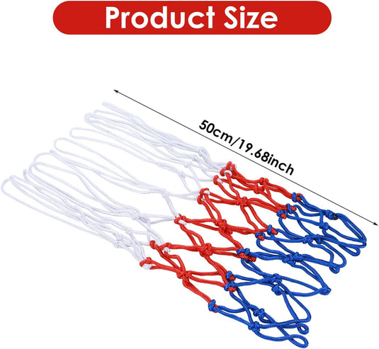 Yolev 2 Heavy Duty Basketbalnet Nylon Basketbalnet voor Schoolpleinen voor Outdoor Binnensporten