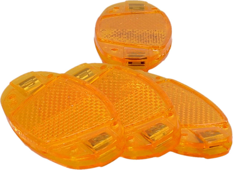 Laad afbeelding in Galerijviewer, FISCHER Unisex Fischer fiets reflector 85400 oranje, geel, eenheidsmaat EU
