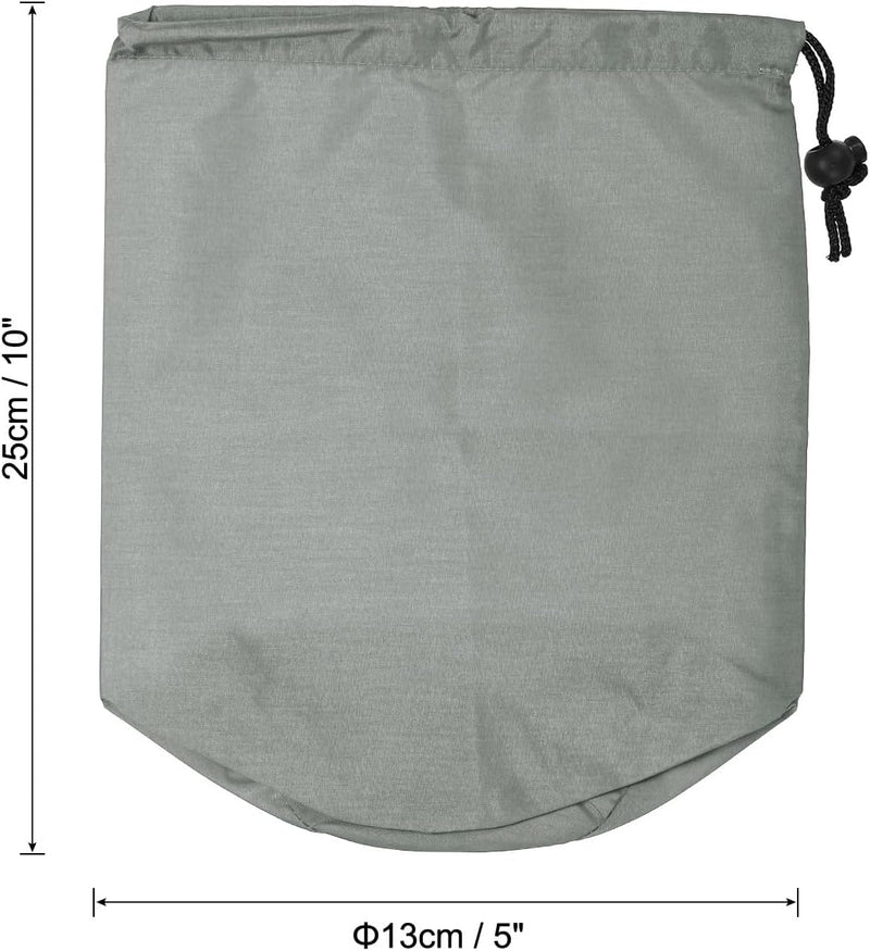 Chargez l'image dans la visionneuse de la galerie, Waterdichte opbergzak 16 x 32 cm met trekkoord zwart – stuff sack – camping accessoires
