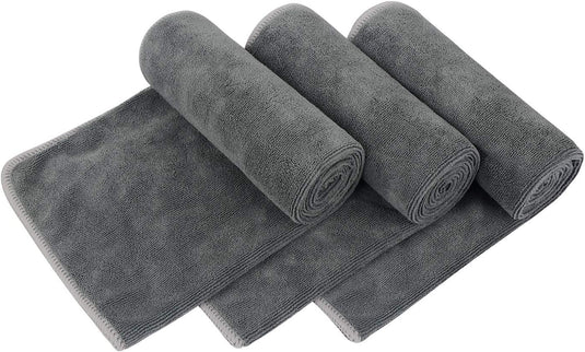 VIVOTE Microfiber Gym Towels Sports Fitness Workout Sweat Towel Super Soft and Absorbent3 Pack 16 Inch X 32 Inch
