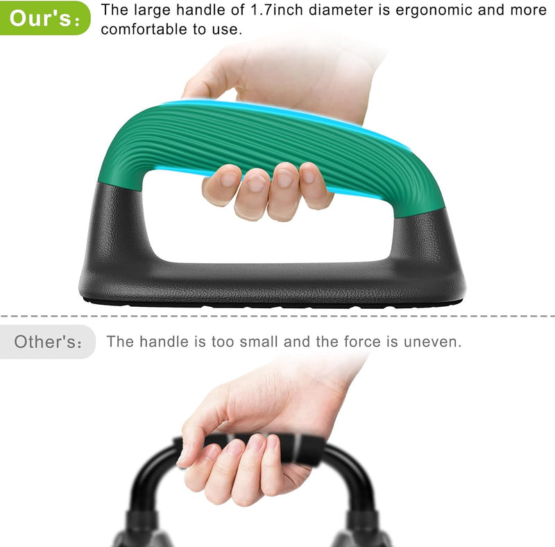 Laad afbeelding in Galerijviewer, Push-up bars met ergonomische handgrepen en antislip basis – opdruksteunen – krachttraining
