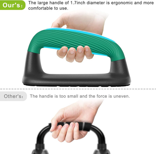 Push-up bars met ergonomische handgrepen en antislip basis – opdruksteunen – krachttraining