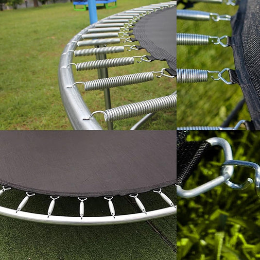 Trampolineveren 8 stuks 140 mm met 2 T-haken – vervangingsveren – trampoline accessoires
