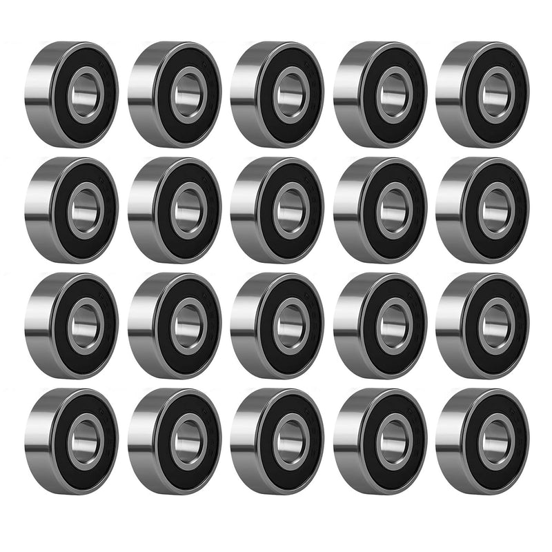 Laad afbeelding in Galerijviewer, Skateboard kogellagers 608ZZ 20 stuks 8 x 22 x 7 mm ABEC-5 – reservelagers – skate accessoires
