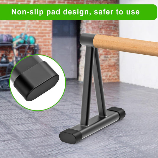 Hoge parallettes 24 cm met antislip en gevoerde handgrepen tot 300 kg – push-up bars – calisthenics
