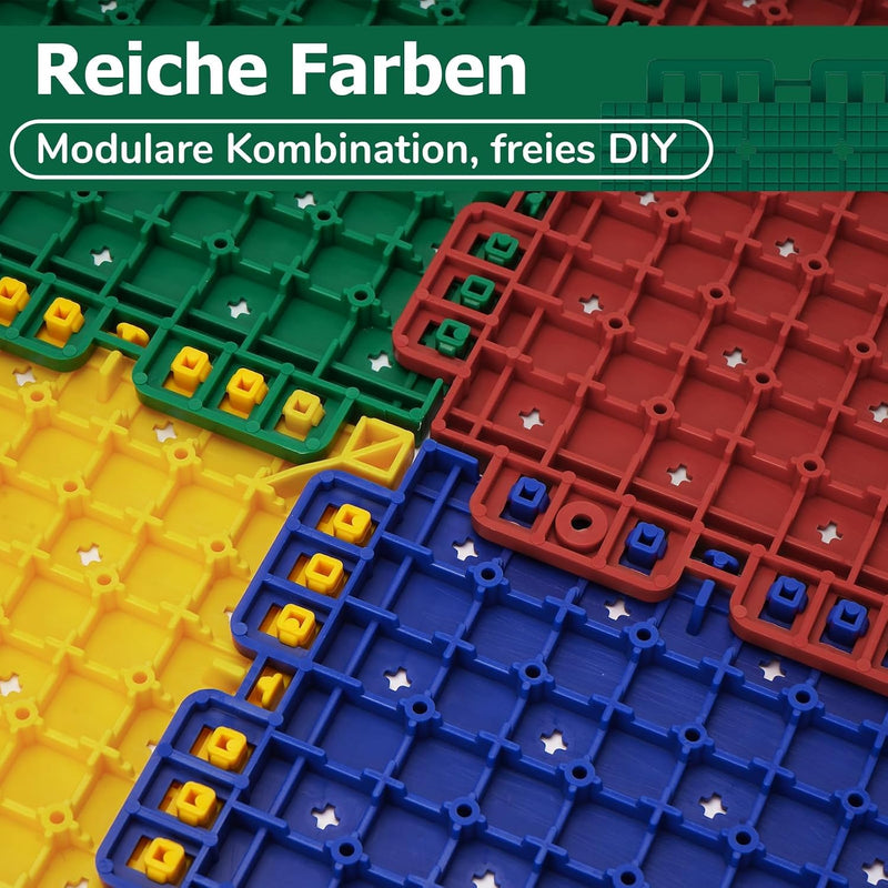 Laden Sie das Bild in Galerie -Viewer, Puzzelmat sportvloer 24 stuks – 30,5 x 30,5 cm – TPE vloerbescherming voor fitness, speelruimte en buiten – grijs
